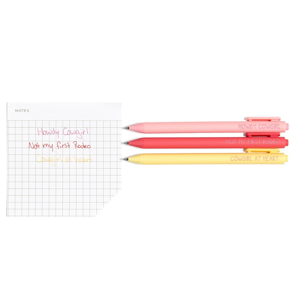 Howdy Cowgirl Pen Set