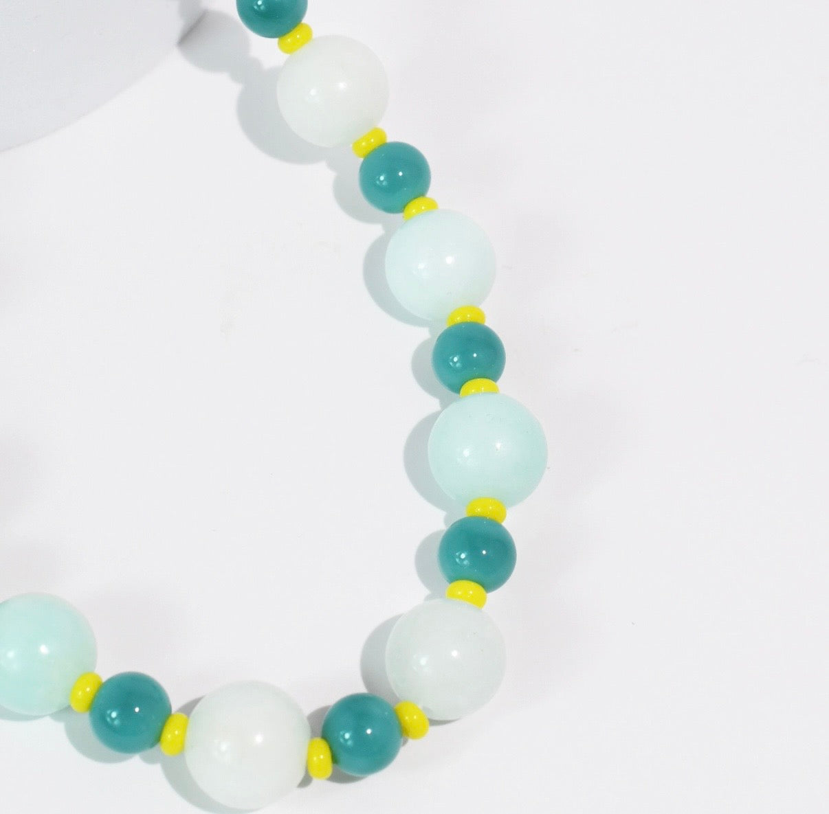 Ocean Blue Beaded Necklace