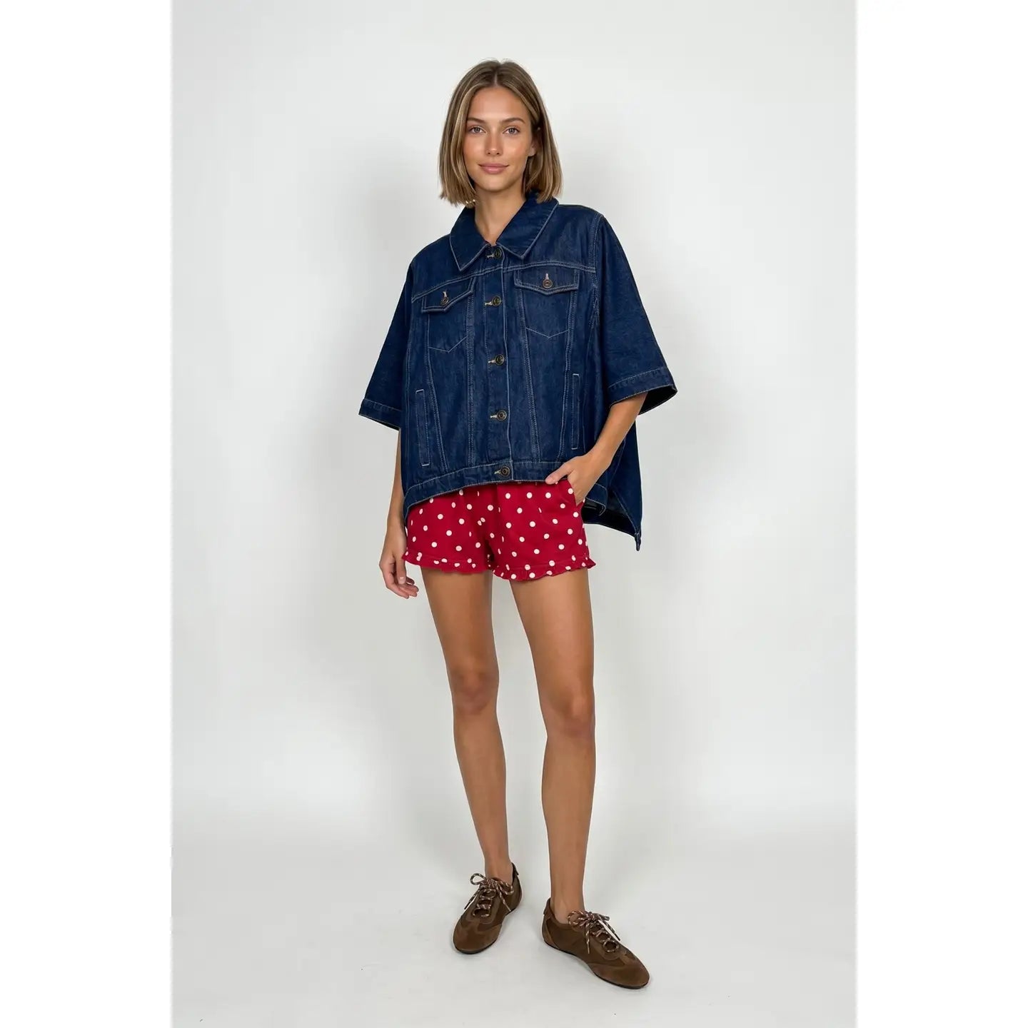 Cape Denim Jacket