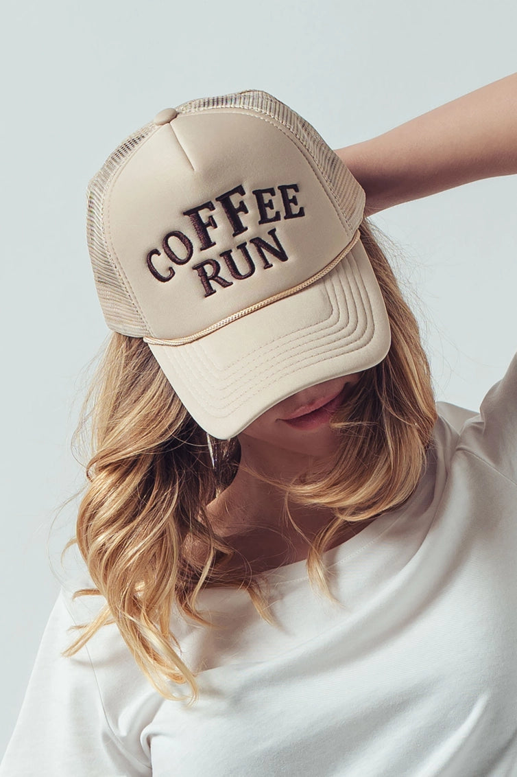 Coffee Run Trucker Hat