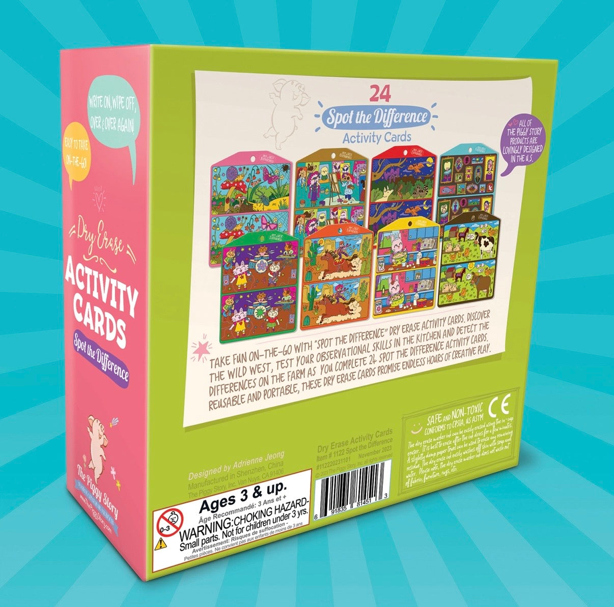 Dry Erase “Spot the Difference” Activity Cards