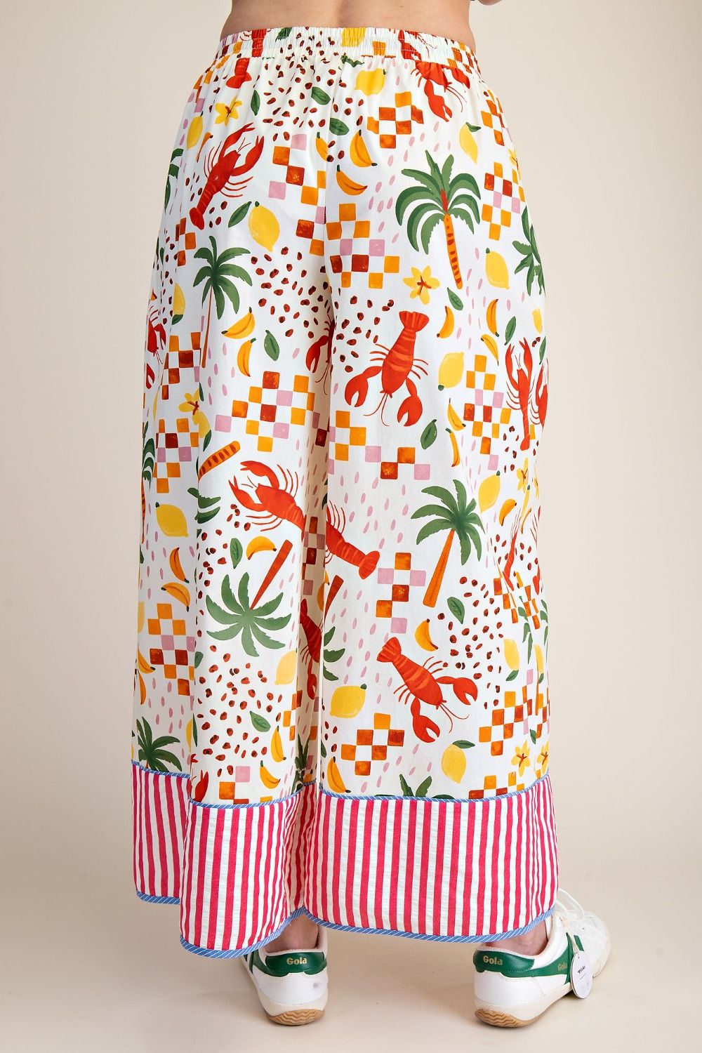 Lobster Printed Poplin Pants