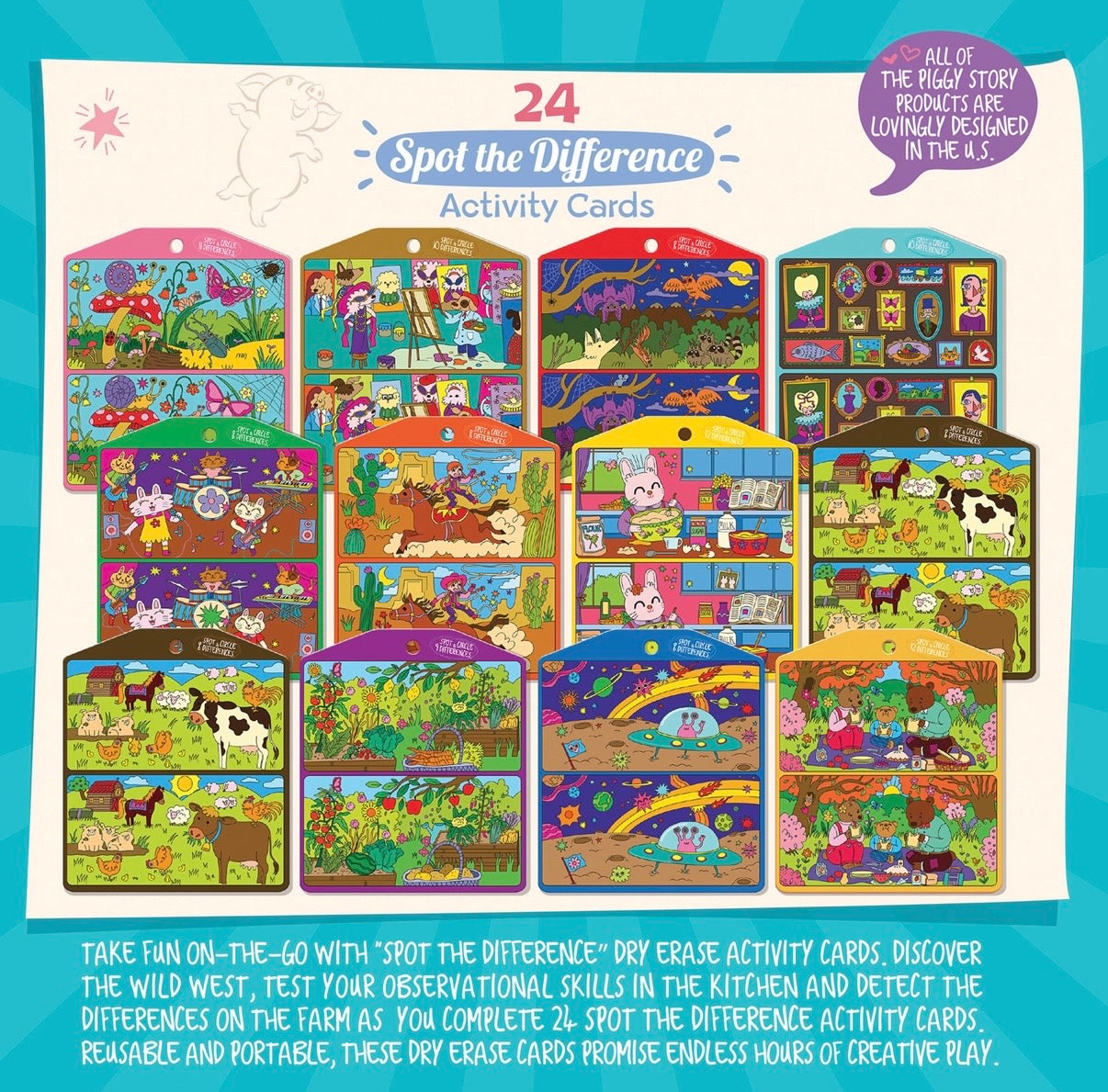 Dry Erase “Spot the Difference” Activity Cards