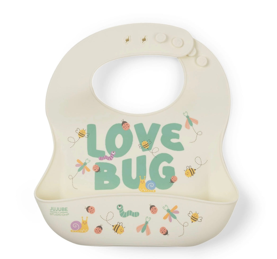 Love Bug Food Grade Silicone Bib