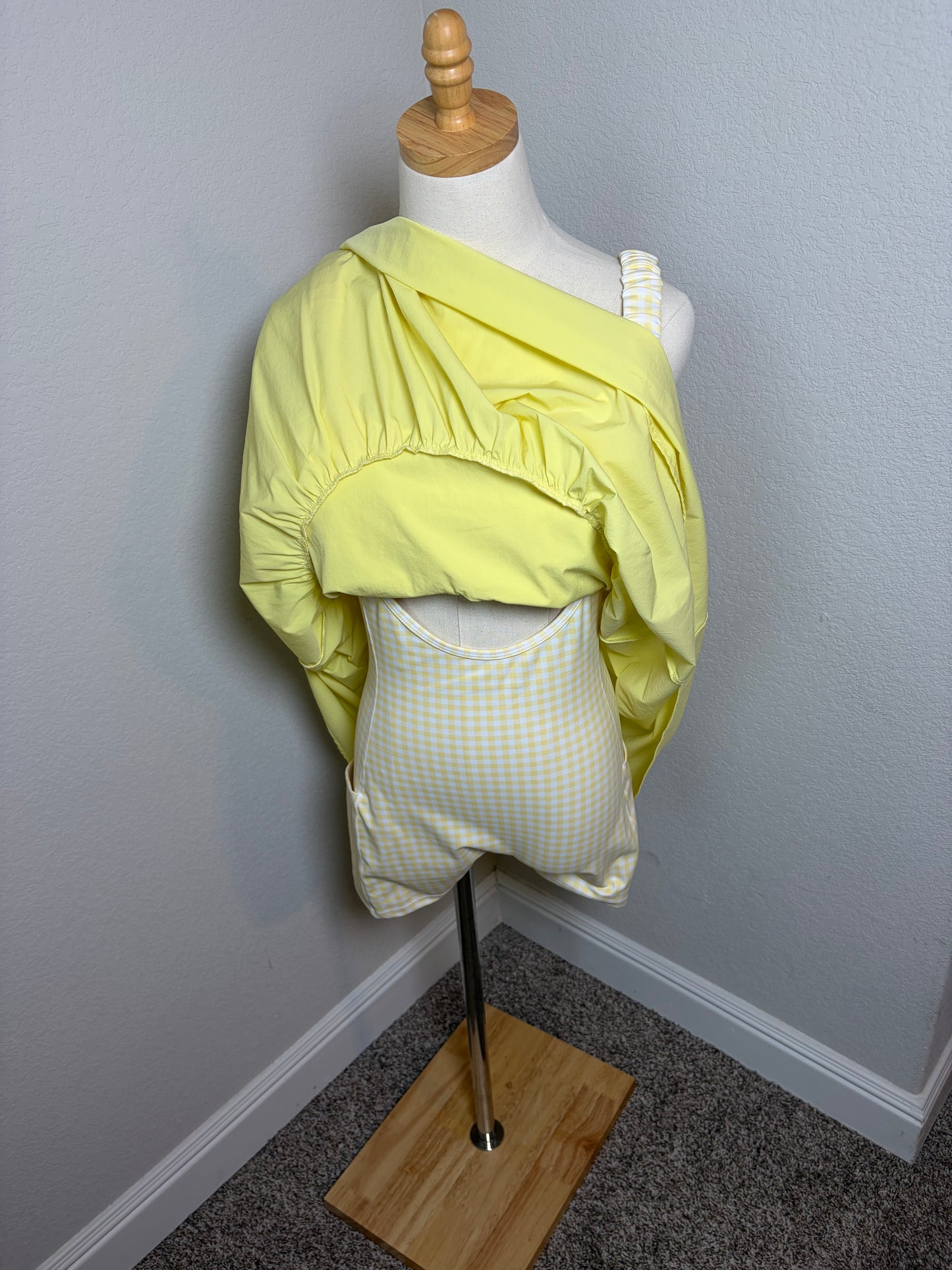 Yellow Double Layered Active Dress