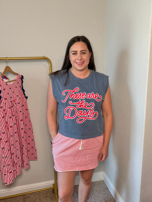 Ballpark Days Baseball Tank