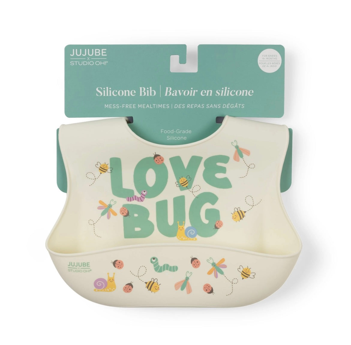 Love Bug Food Grade Silicone Bib