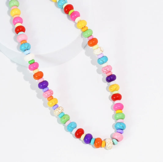 Candy Crush Beaded Necklace