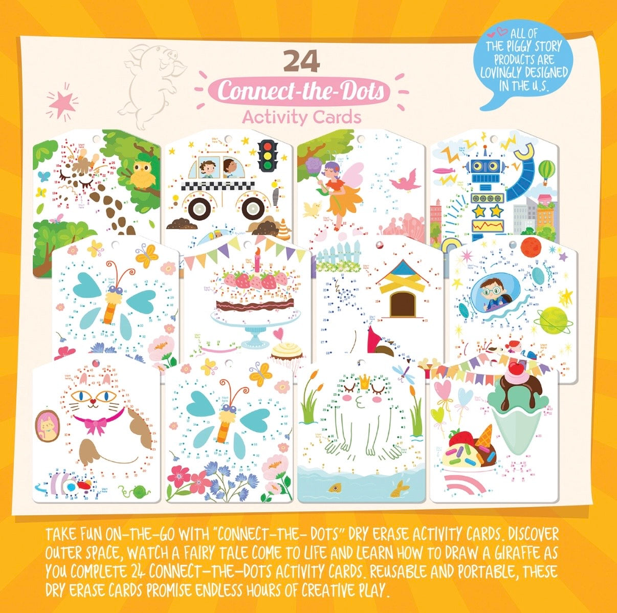Dry Erase Connect-The-Dots Activity Cards