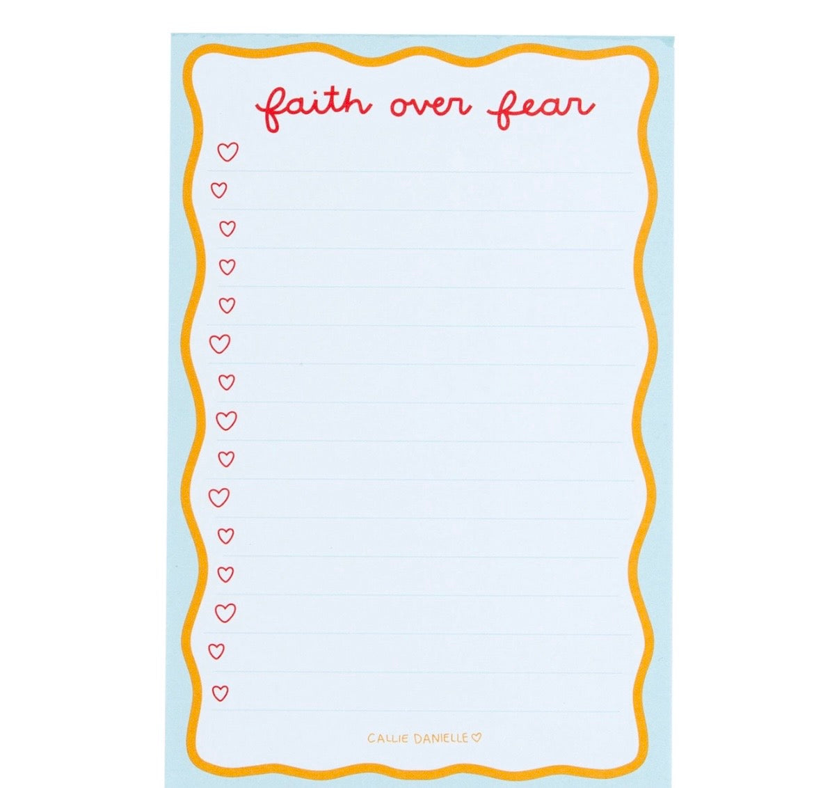 Faith Over Fear Notepad