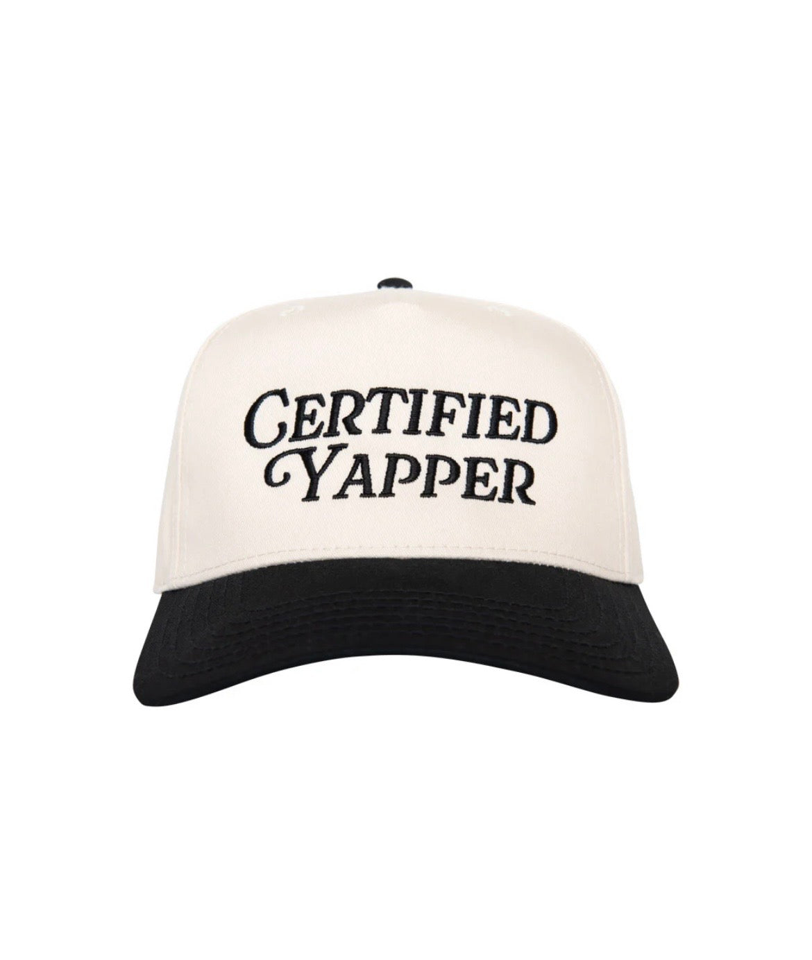 Certified Yapper Two-Toned Vintage Hat