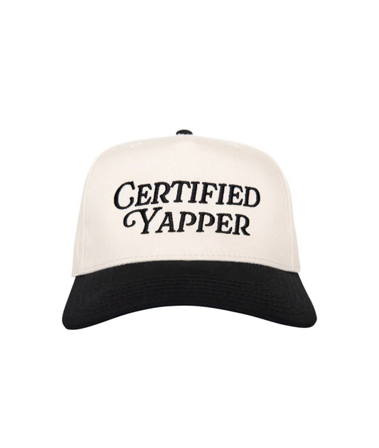 Certified Yapper Two-Toned Vintage Hat