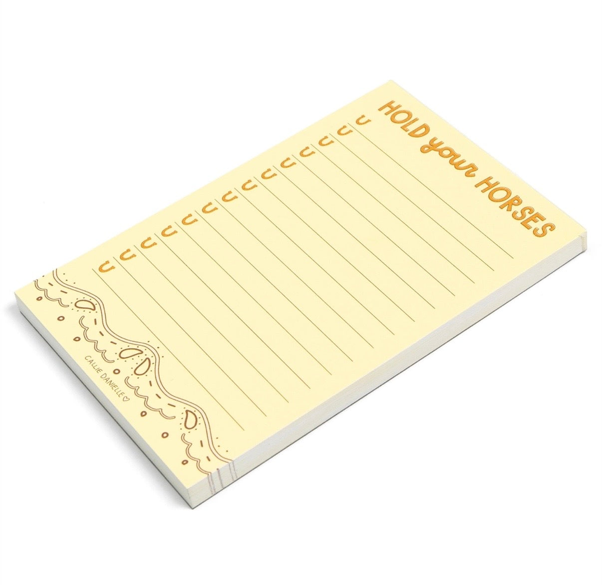 Hold Your Horses Notepad