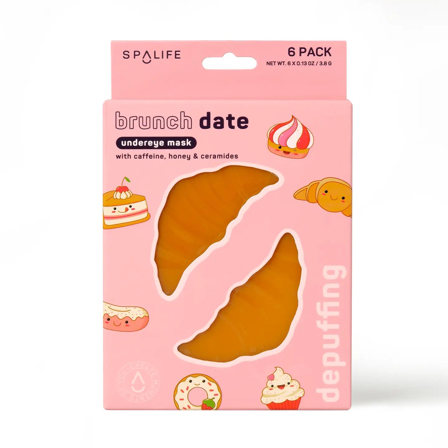 Brunch Date Depuffing Undereye Masks - 6 Pairs