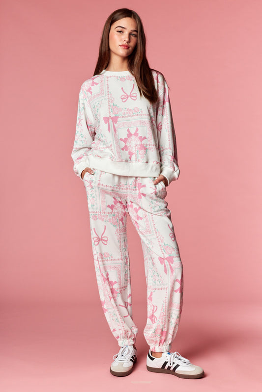 Fancy Bow Patchwork Lounge Set