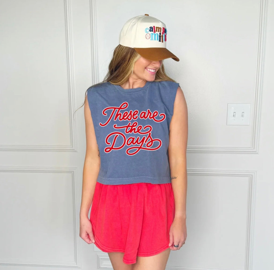 Ballpark Days Baseball Tank