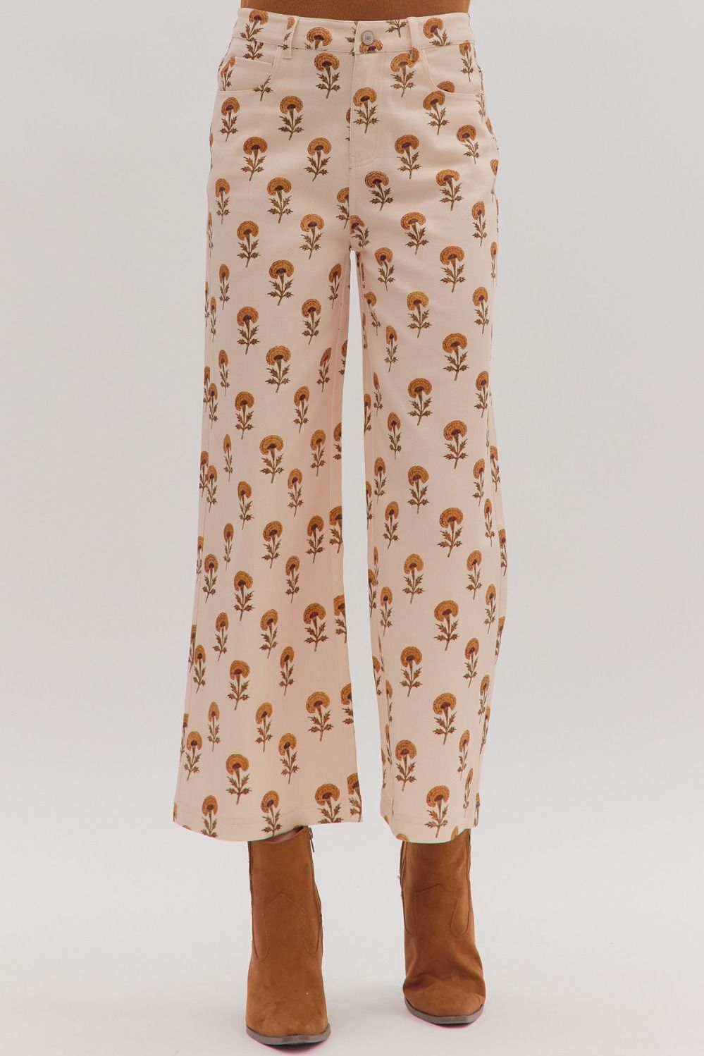 Botanical Wide Leg Pants