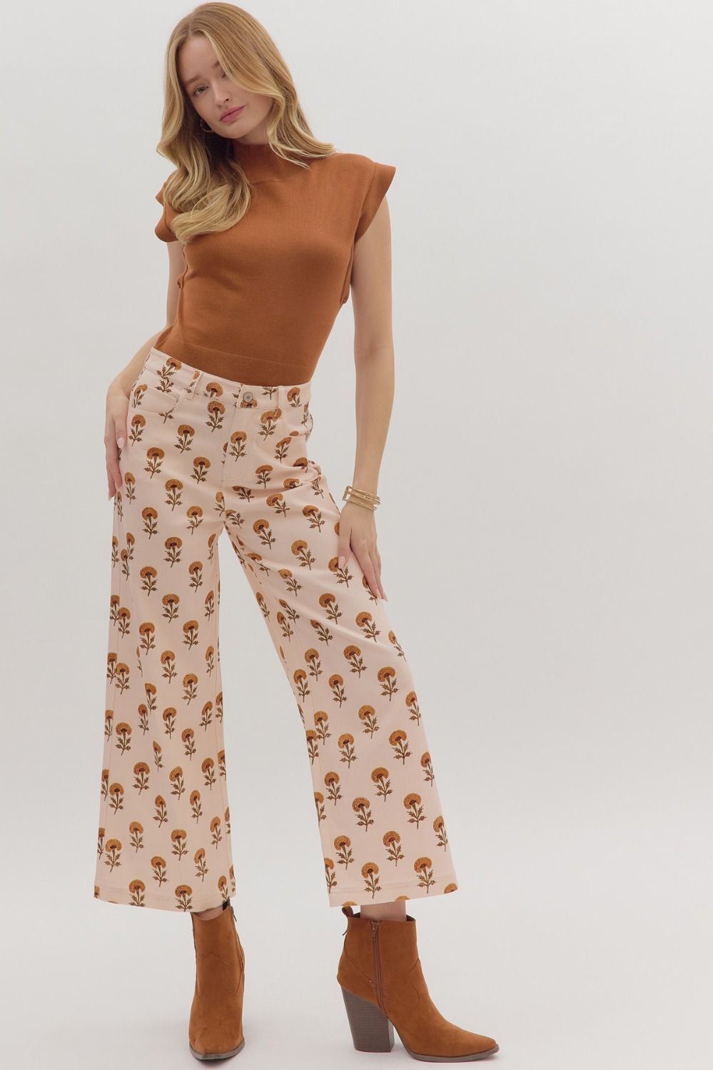 Botanical Wide Leg Pants