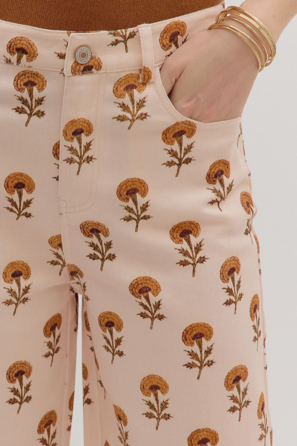 Botanical Wide Leg Pants