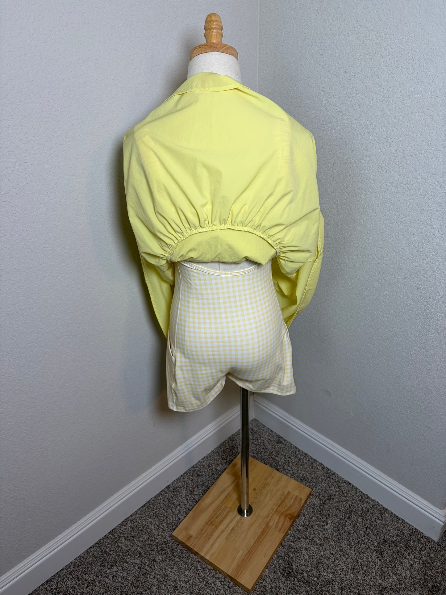 Yellow Double Layered Active Dress