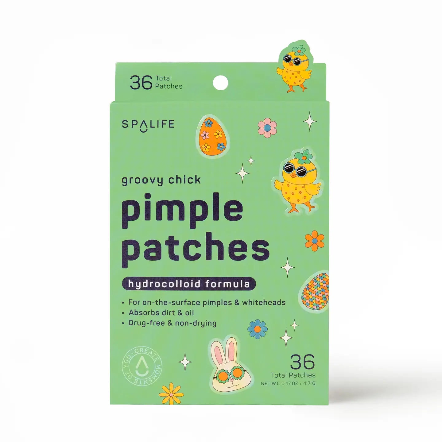 Groovy Chick Easter Themed Hydrocolloid Pimple Patches