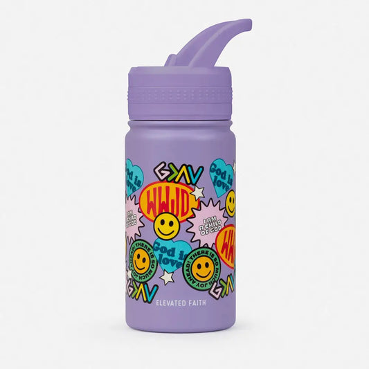 Sticker Collage Kids Water Bottle