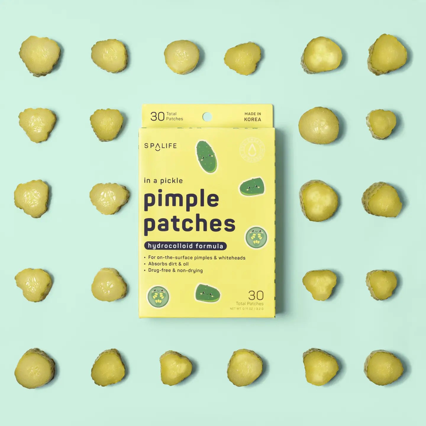 In A Pickle Hydrocolloid Pimple Patches - 30 Pickles