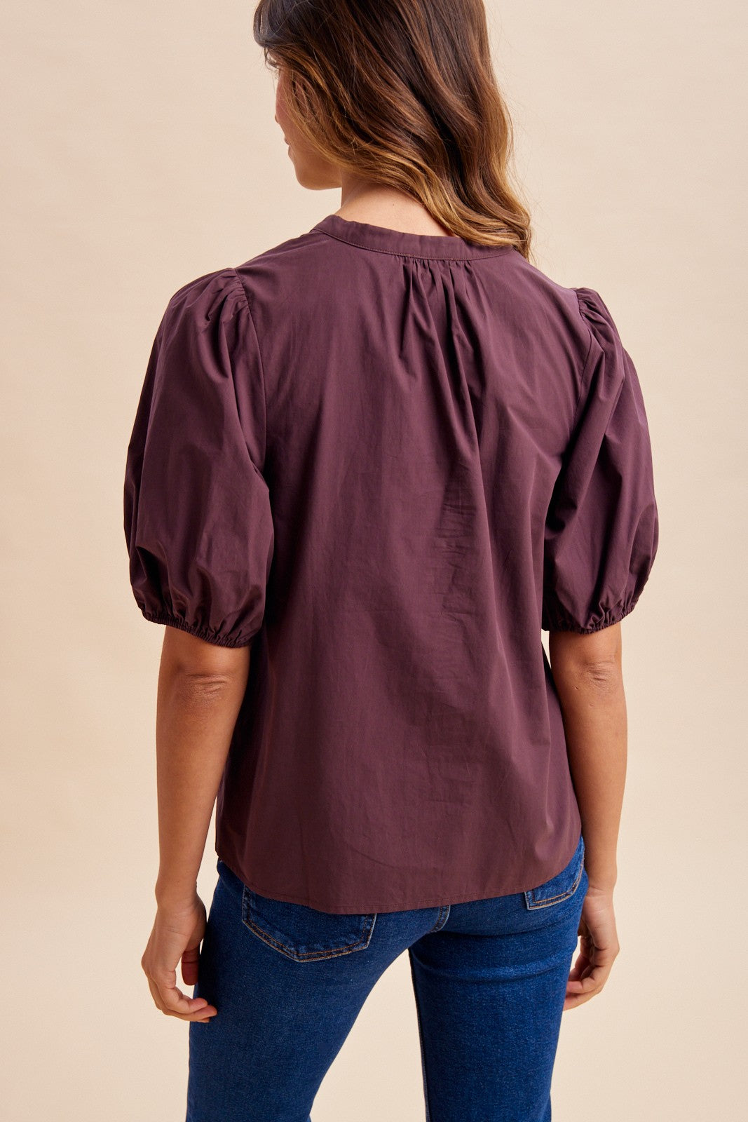 Bow Detail Woven Blouse