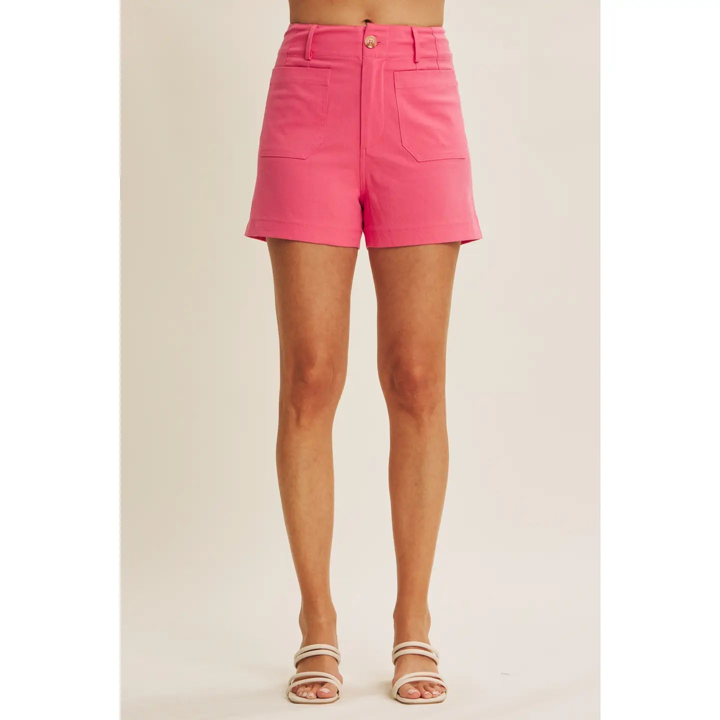 All-Day Comfort Stretchy Raspberry Shorts