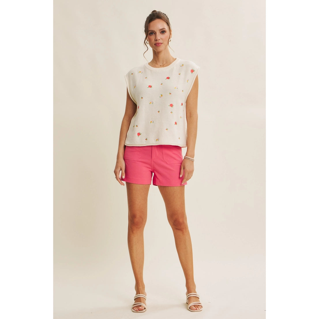 All-Day Comfort Stretchy Raspberry Shorts