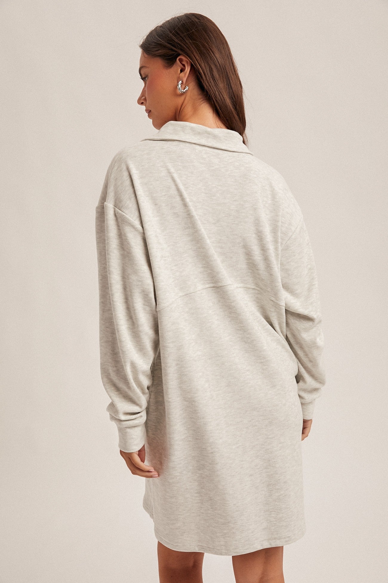 Brushed Jersey Sweatshirt Dress