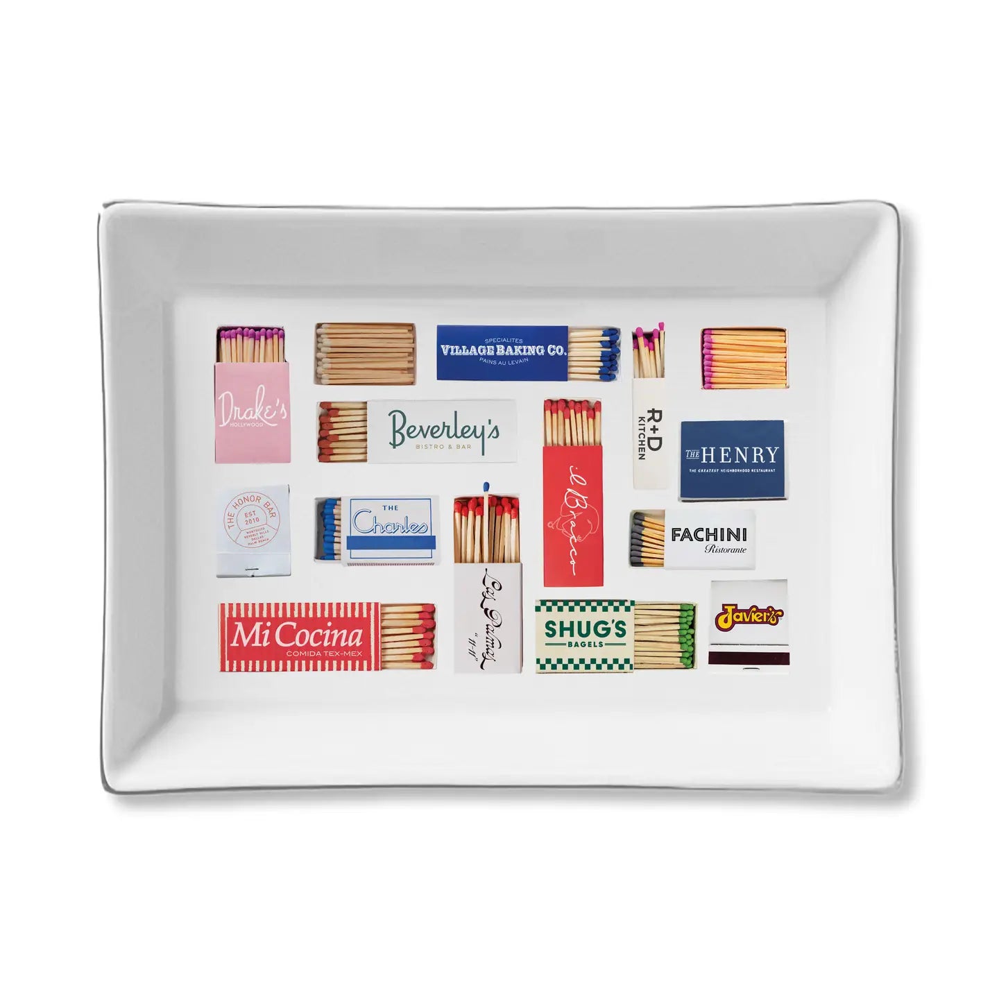 Uptown Dallas Matches Trinket Tray
