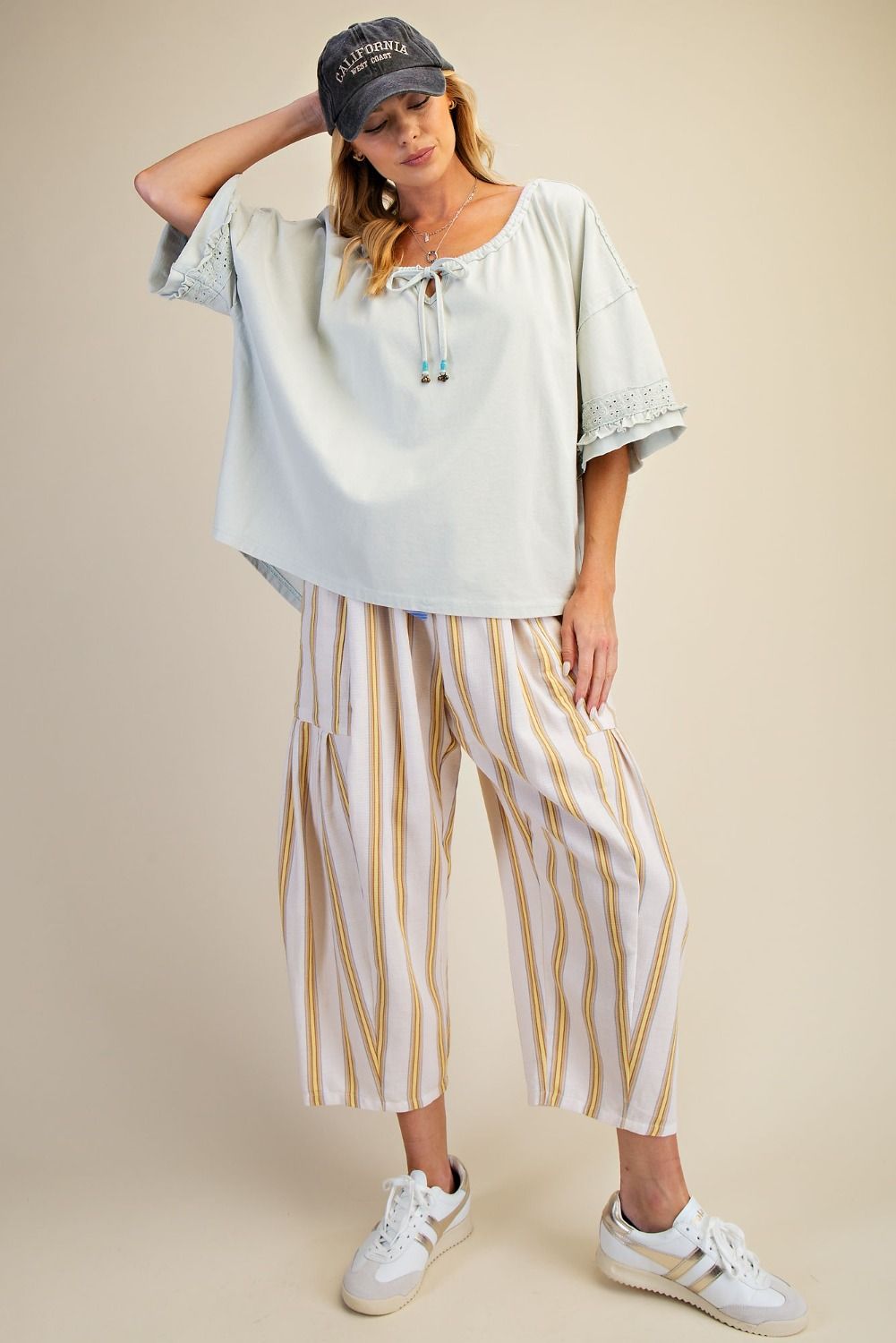 Mineral Washed Knit Top